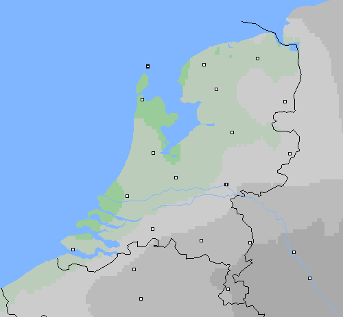 Bewolking Nederland