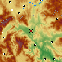 Nearby Forecast Locations - Skopje - Kaart