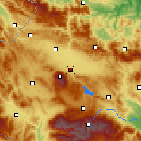 Nearby Forecast Locations - Sofia - Kaart