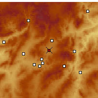 Nearby Forecast Locations - Ankara - Kaart