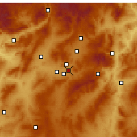Nearby Forecast Locations - Ankara Central - Kaart