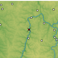 Nearby Forecast Locations - Steubenville - Kaart