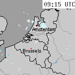 Radarbeelden van Nederland 10:45 UTC