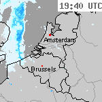 Radarbeelden van Nederland 21:10 UTC