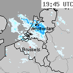 Radarbeelden van Nederland 21:15 UTC