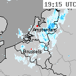 Radarbeelden van Nederland 20:45 UTC