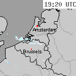 Radarbeelden van Nederland 20:50 UTC