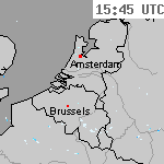 Radarbeelden van Nederland 17:15 UTC