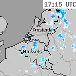 Radarbeelden van Nederland 18:45 UTC