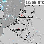Radarbeelden van Nederland 18:25 UTC