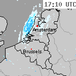 Radarbeelden van Nederland 18:40 UTC
