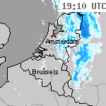Radarbeelden van Nederland 20:40 UTC