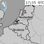 Radarbeelden van Nederland 18:45 UTC