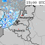 Radarbeelden van Nederland 20:30 UTC