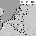 Radarbeelden van Nederland 10:55 UTC