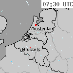 Radarbeelden van Nederland 09:00 UTC