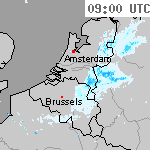 Radarbeelden van Nederland 10:30 UTC