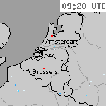 Radarbeelden van Nederland 10:50 UTC