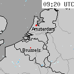 Radarbeelden van Nederland 10:50 UTC