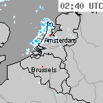 Radarbeelden van Nederland 04:05 UTC