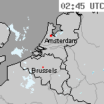 Radarbeelden van Nederland 04:05 UTC
