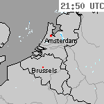 Radarbeelden van Nederland 23:20 UTC