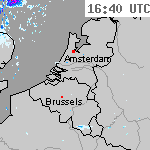 Radarbeelden van Nederland 18:10 UTC