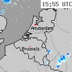 Radarbeelden van Nederland 17:25 UTC