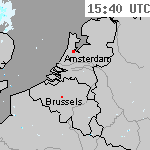 Radarbeelden van Nederland 17:10 UTC