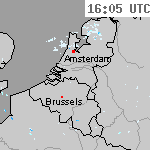 Radarbeelden van Nederland 17:35 UTC