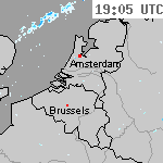 Radarbeelden van Nederland 20:35 UTC