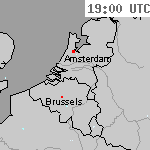 Radarbeelden van Nederland 20:30 UTC