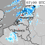 Radarbeelden van Nederland 08:30 UTC