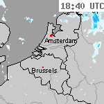 Radarbeelden van Nederland 20:10 UTC