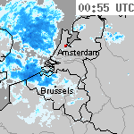 Radarbeelden van Nederland 02:25 UTC