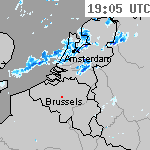 Radarbeelden van Nederland 20:35 UTC