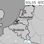 Radarbeelden van Nederland 04:45 UTC