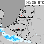 Radarbeelden van Nederland 05:05 UTC