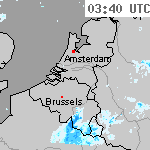Radarbeelden van Nederland 05:10 UTC