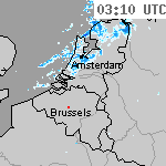 Radarbeelden van Nederland 04:40 UTC