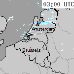 Radarbeelden van Nederland 04:30 UTC