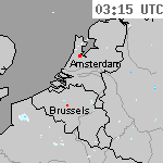 Radarbeelden van Nederland 04:45 UTC