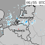 Radarbeelden van Nederland 08:25 UTC