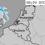 Radarbeelden van Nederland 09:50 UTC