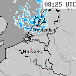 Radarbeelden van Nederland 09:55 UTC