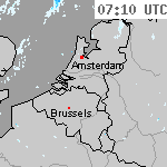Radarbeelden van Nederland 08:40 UTC