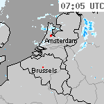 Radarbeelden van Nederland 08:35 UTC