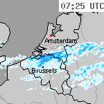 Radarbeelden van Nederland 08:55 UTC