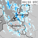 Radarbeelden van Nederland 01:40 UTC