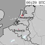 Radarbeelden van Nederland 01:50 UTC